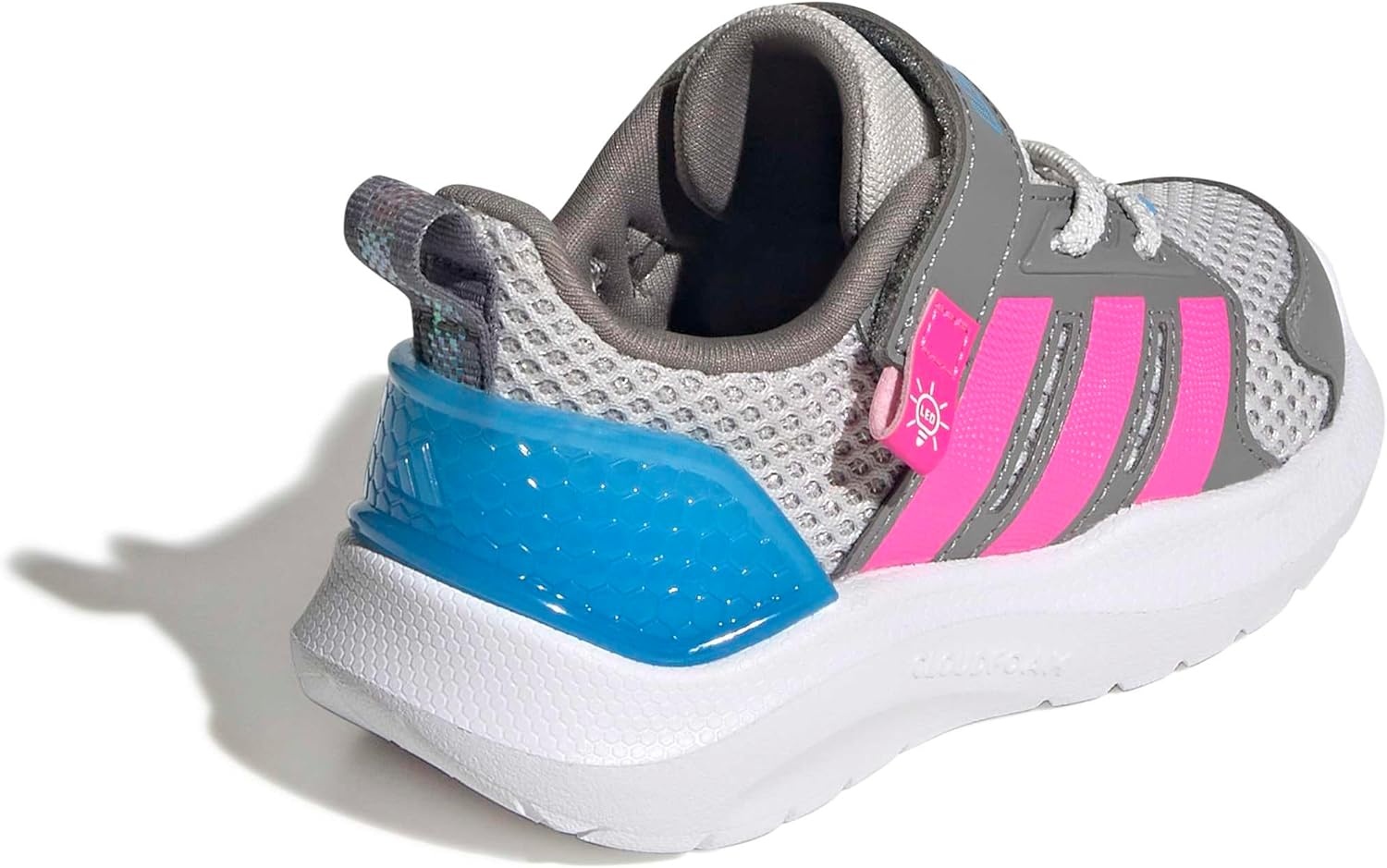 image:imageadidas Baby Lightorama ShoeGreyLucid PinkLucid Aquamarine