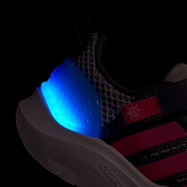 image:imageadidas Baby Lightorama ShoeGreyLucid PinkLucid Aquamarine