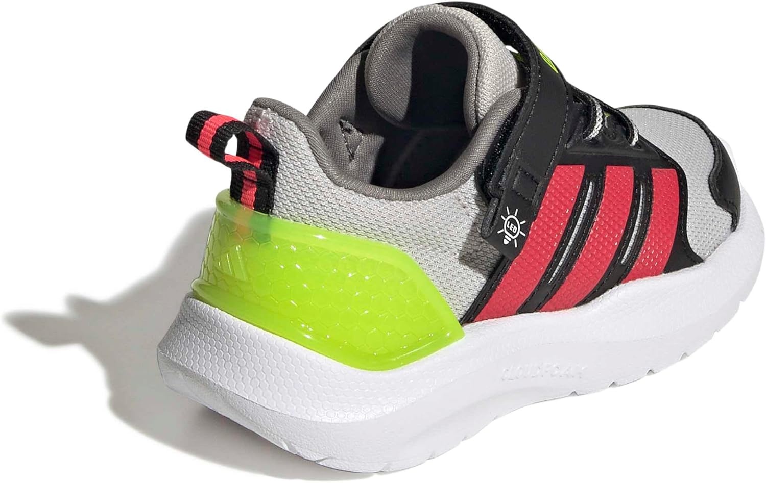 image:imageadidas Baby Lightorama ShoeGreyLucid RedLucid Lemon