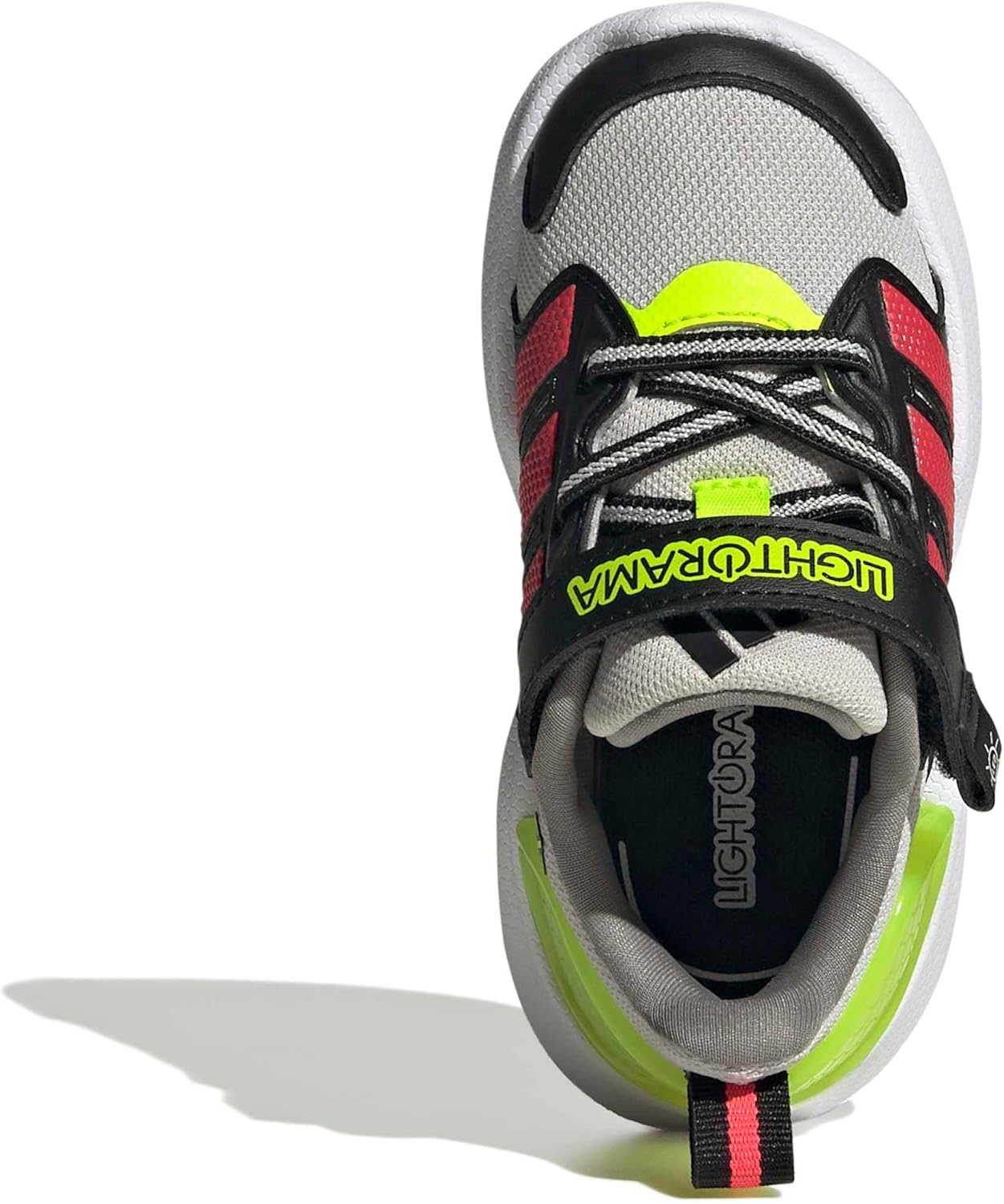 image:imageadidas Baby Lightorama ShoeGreyLucid RedLucid Lemon