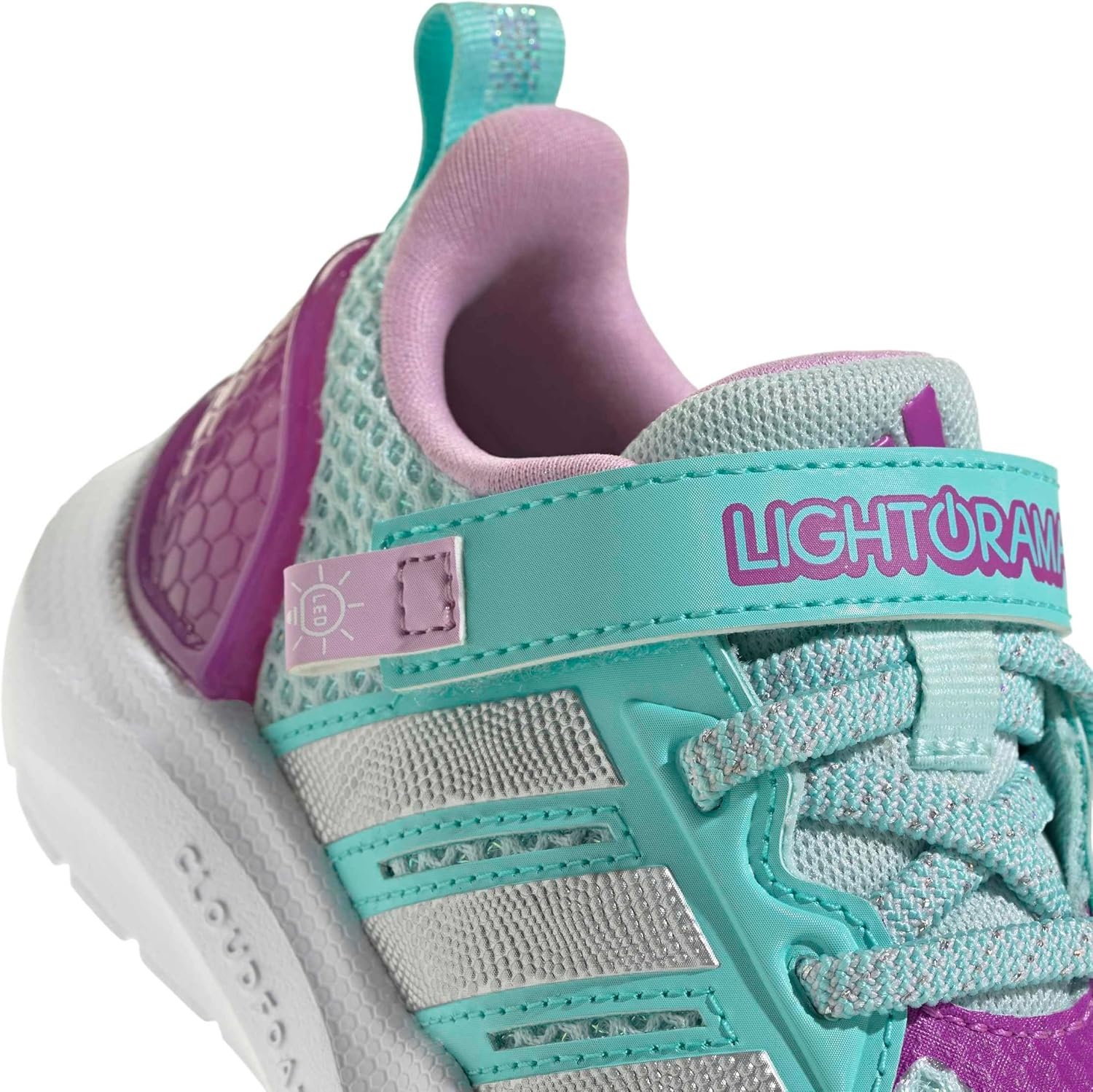 image:imageadidas Baby Lightorama ShoeHalo MintSilver MetallicFlash Aqua