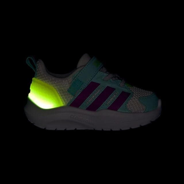 image:imageadidas Baby Lightorama ShoeWhitePurple BurstLucid Lemon