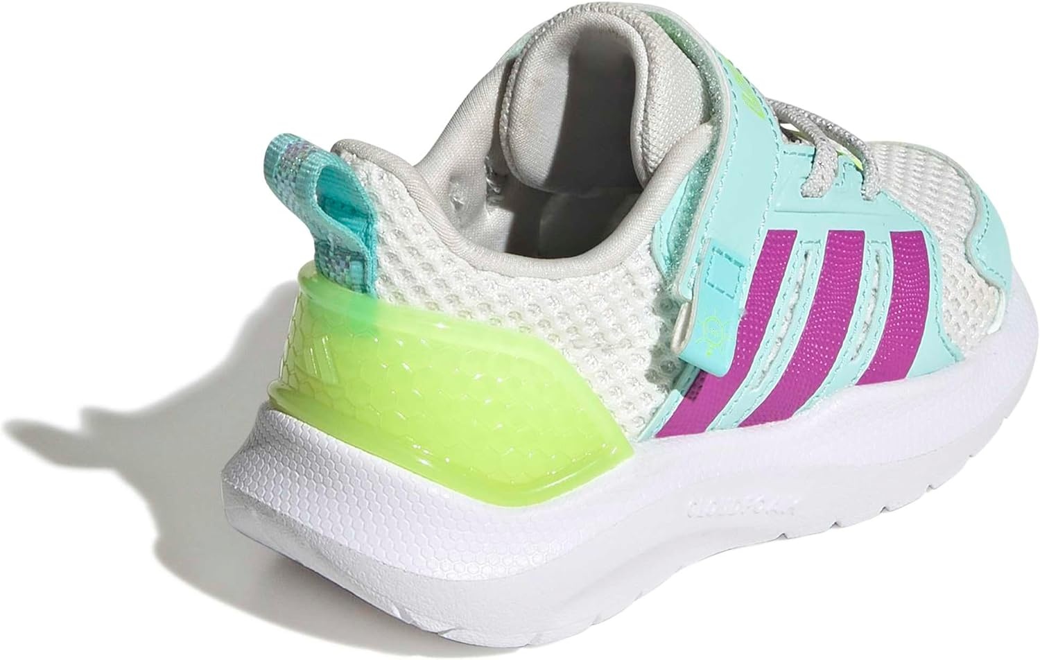 image:imageadidas Baby Lightorama ShoeWhitePurple BurstLucid Lemon