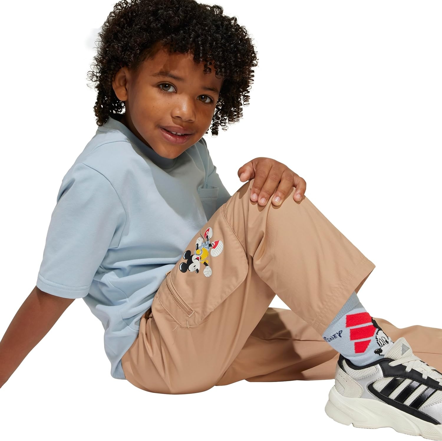 image:imageadidas Boys Disney Mickey Mouse PantsWarm SandstoneCrew Yellow