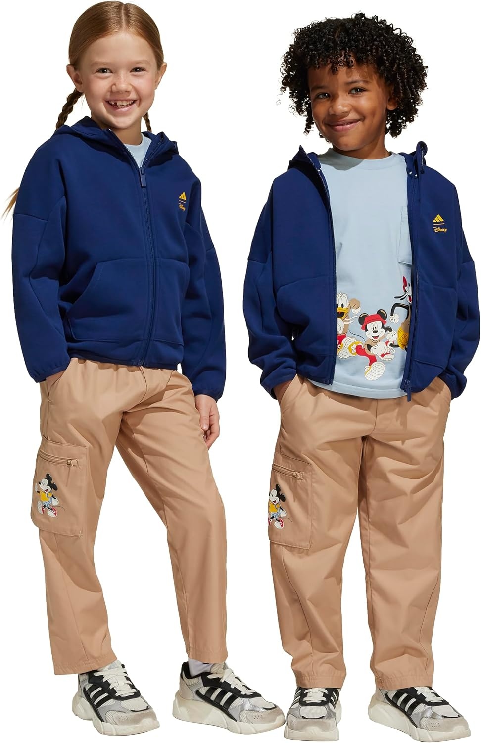 image:imageadidas Boys Disney Mickey Mouse PantsWarm SandstoneCrew Yellow