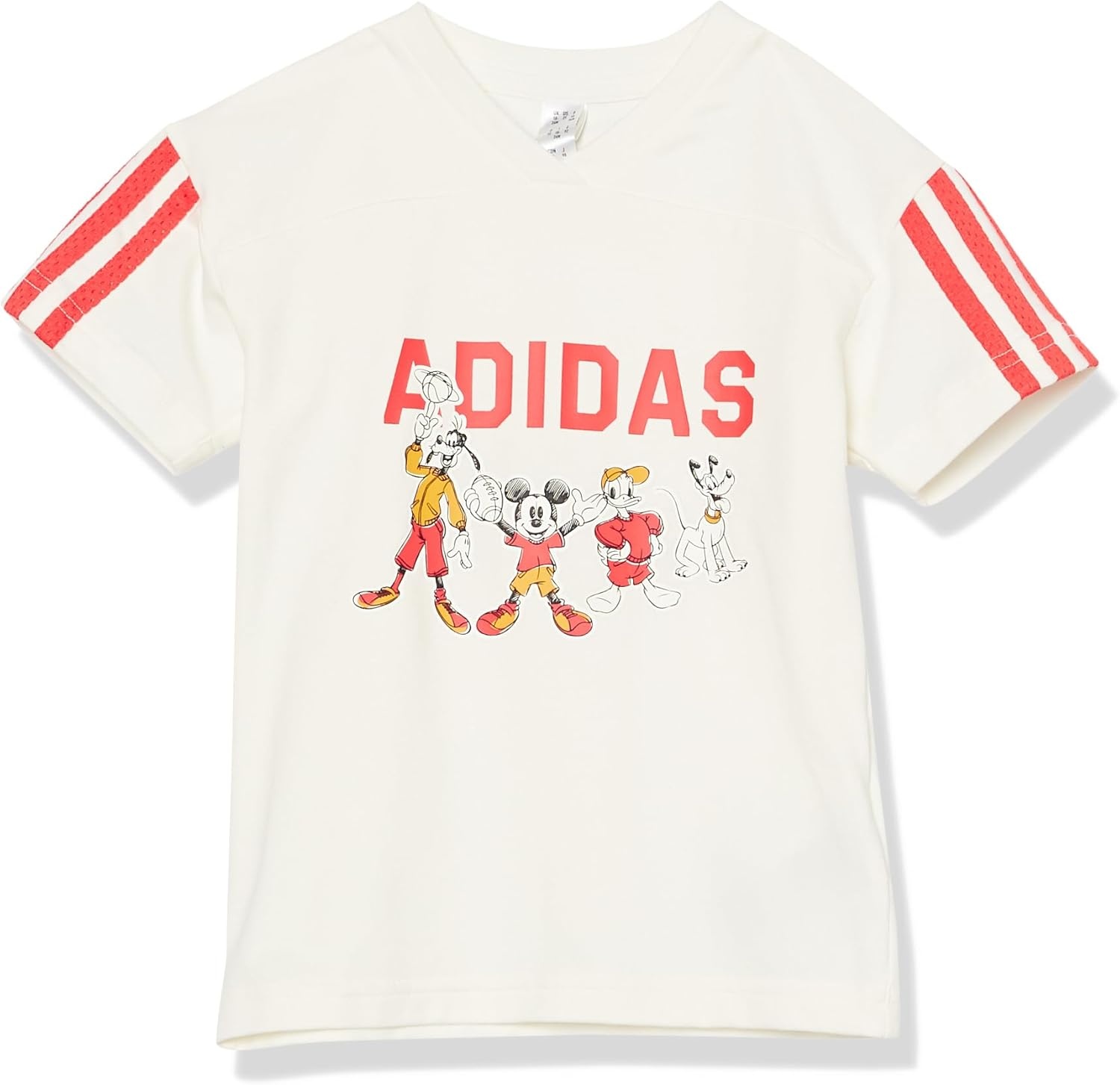 image:imageadidas Boys Disney Mickey Mouse TShirt SetOff WhiteBright Red