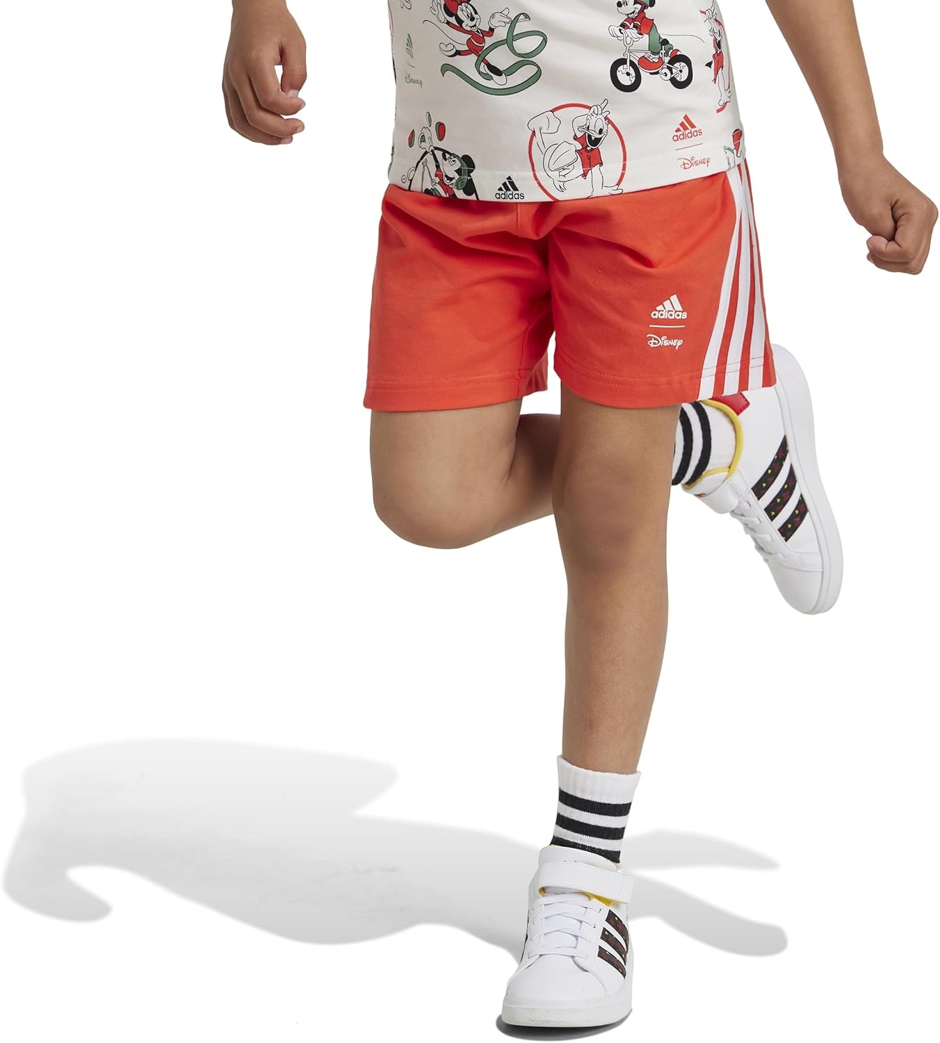 image:imageadidas Boys Disney Mickey Mouse TShirt SetOff WhiteMulticolor
