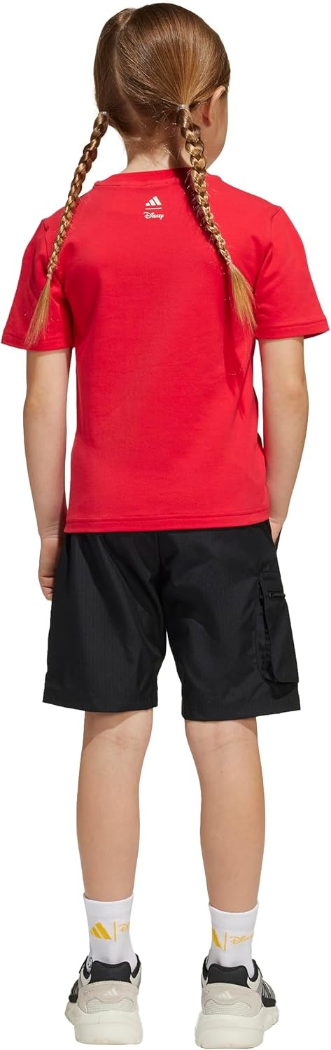 image:imageadidas Boys Disney Mickey Mouse TShirt SetPure RubyOff White