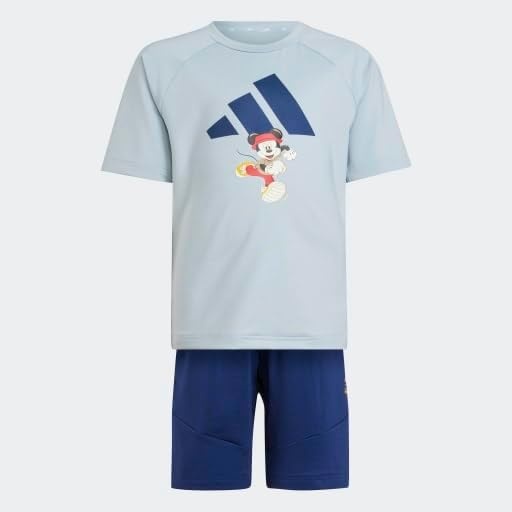 image:imageadidas Boys Disney Mickey Mouse TShirt SetWonder BlueDark BlueCrew Yellow