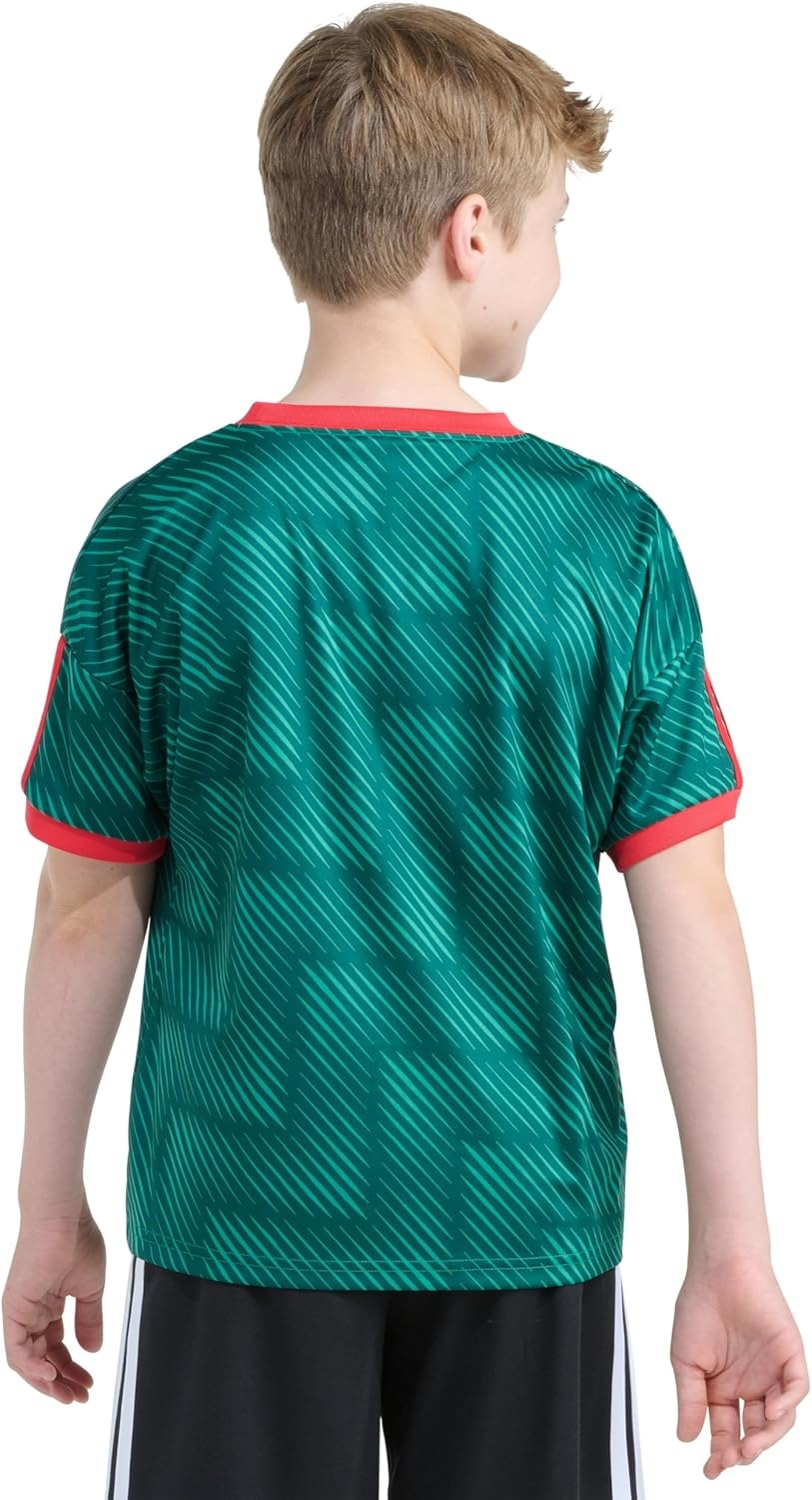 image:imageadidas Boys Short Sleeve World Cup Soccer TopBold Green