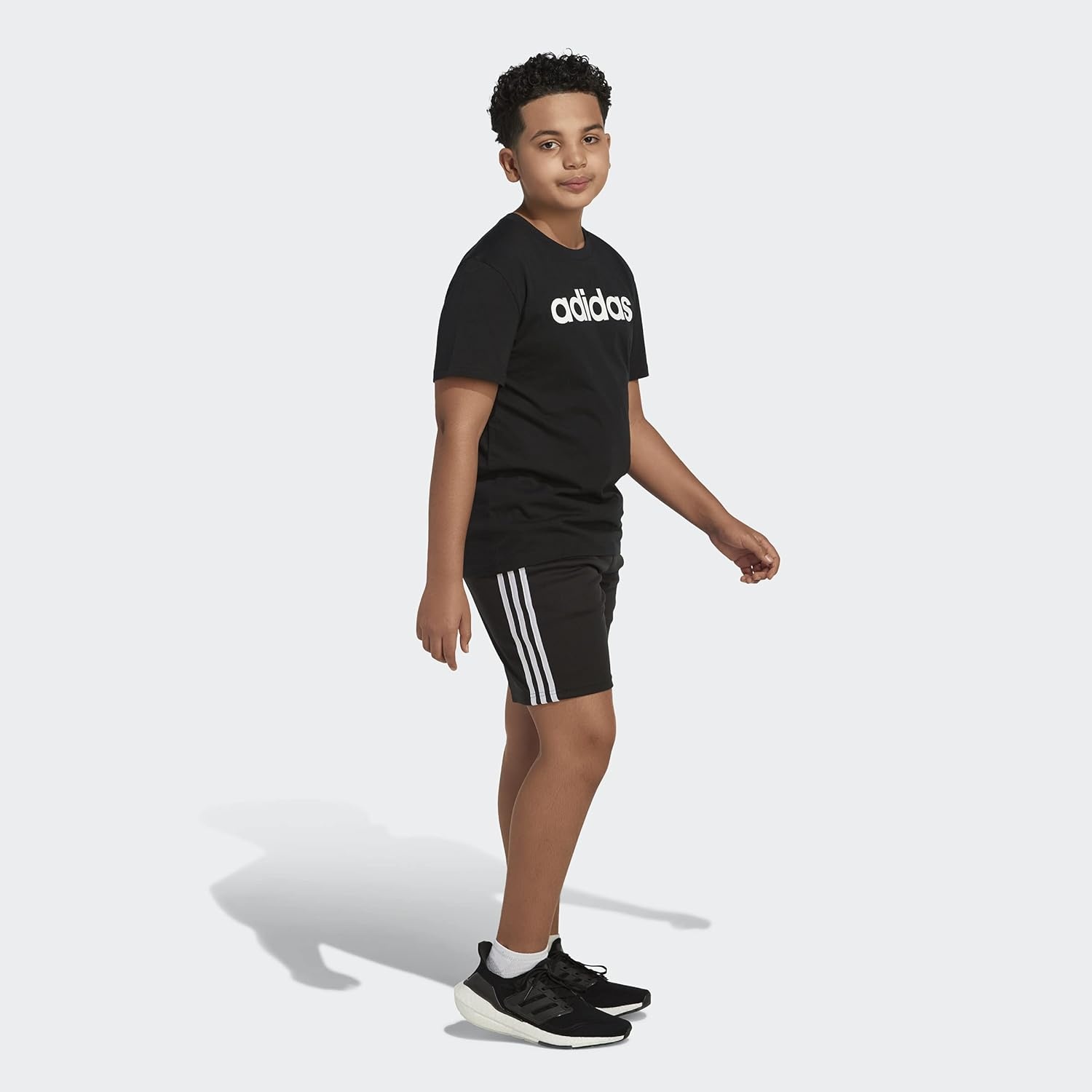 image:imageadidas Boys Stay Dry Climalite Short Sleeve TShirtBlack