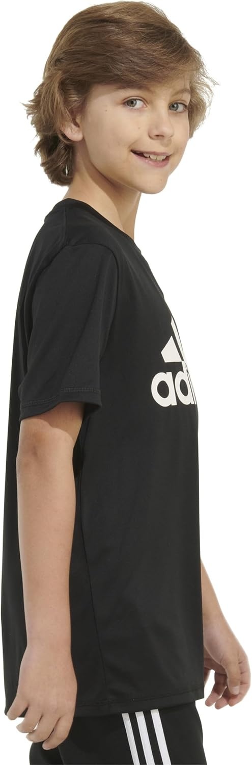 image:imageadidas Boys Stay Dry Climalite Short Sleeve TShirtBlack