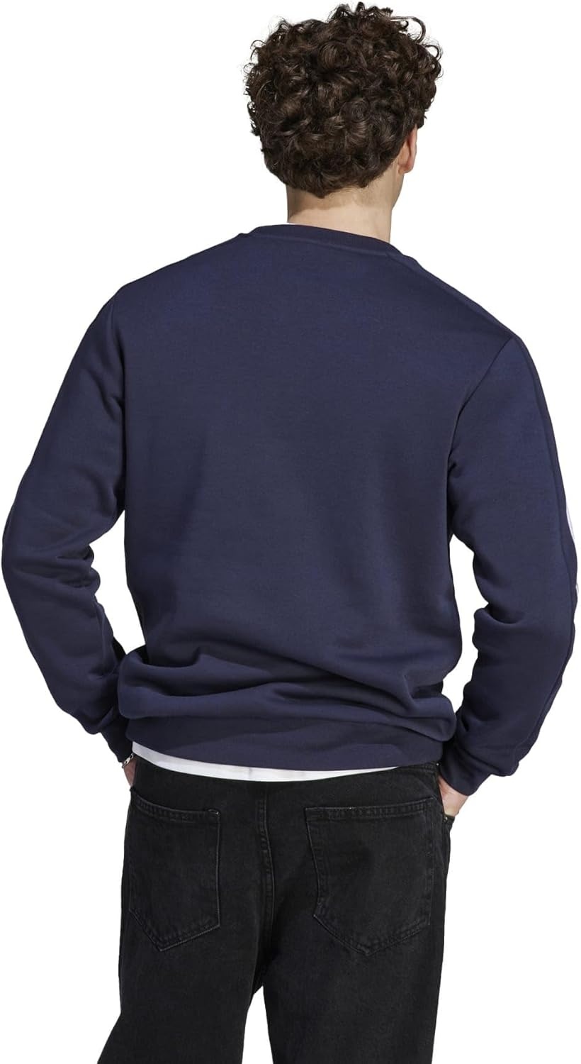 image:imageadidas Essentials Fleece 3Stripes SweatshirtLegend Ink