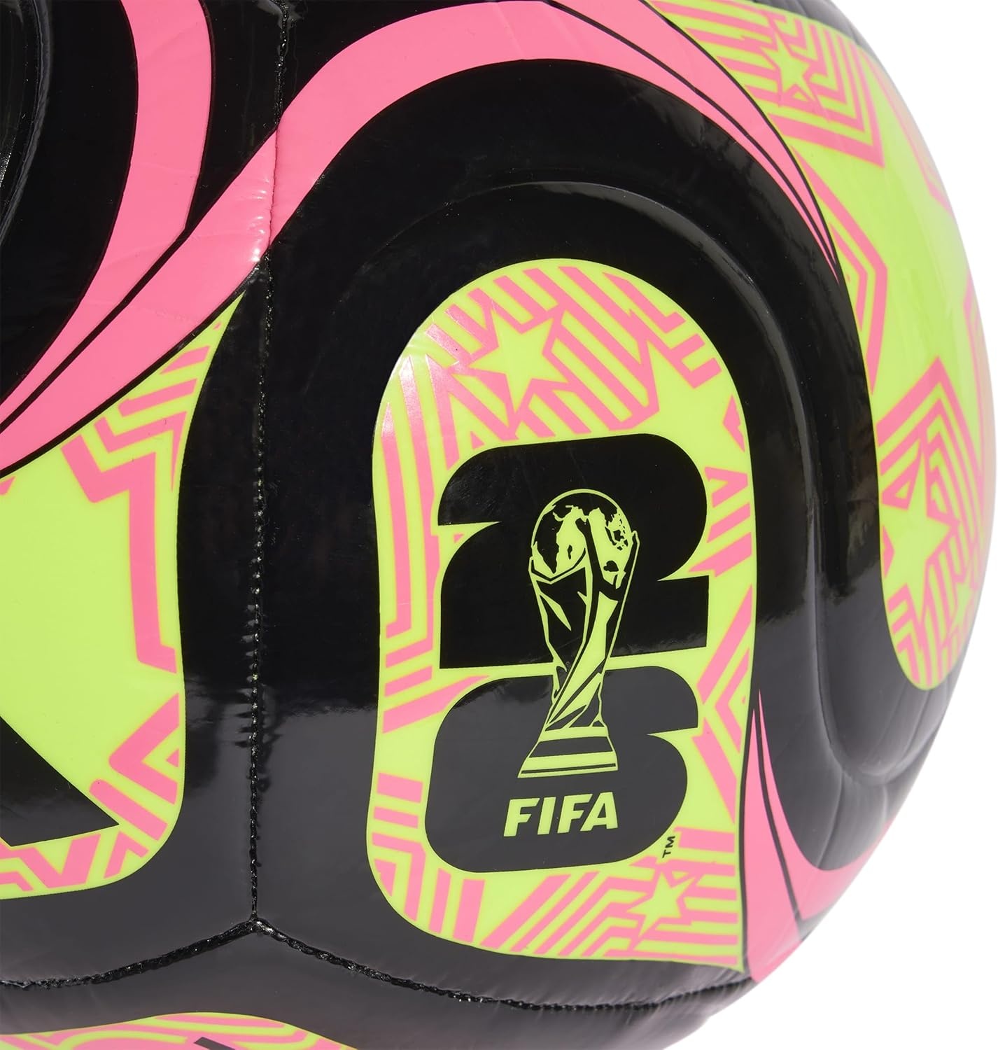 image:imageadidas FIFA World Cup 26 Trionda Host Nation League Soccer BallBlackLucid LemonLucid Pink