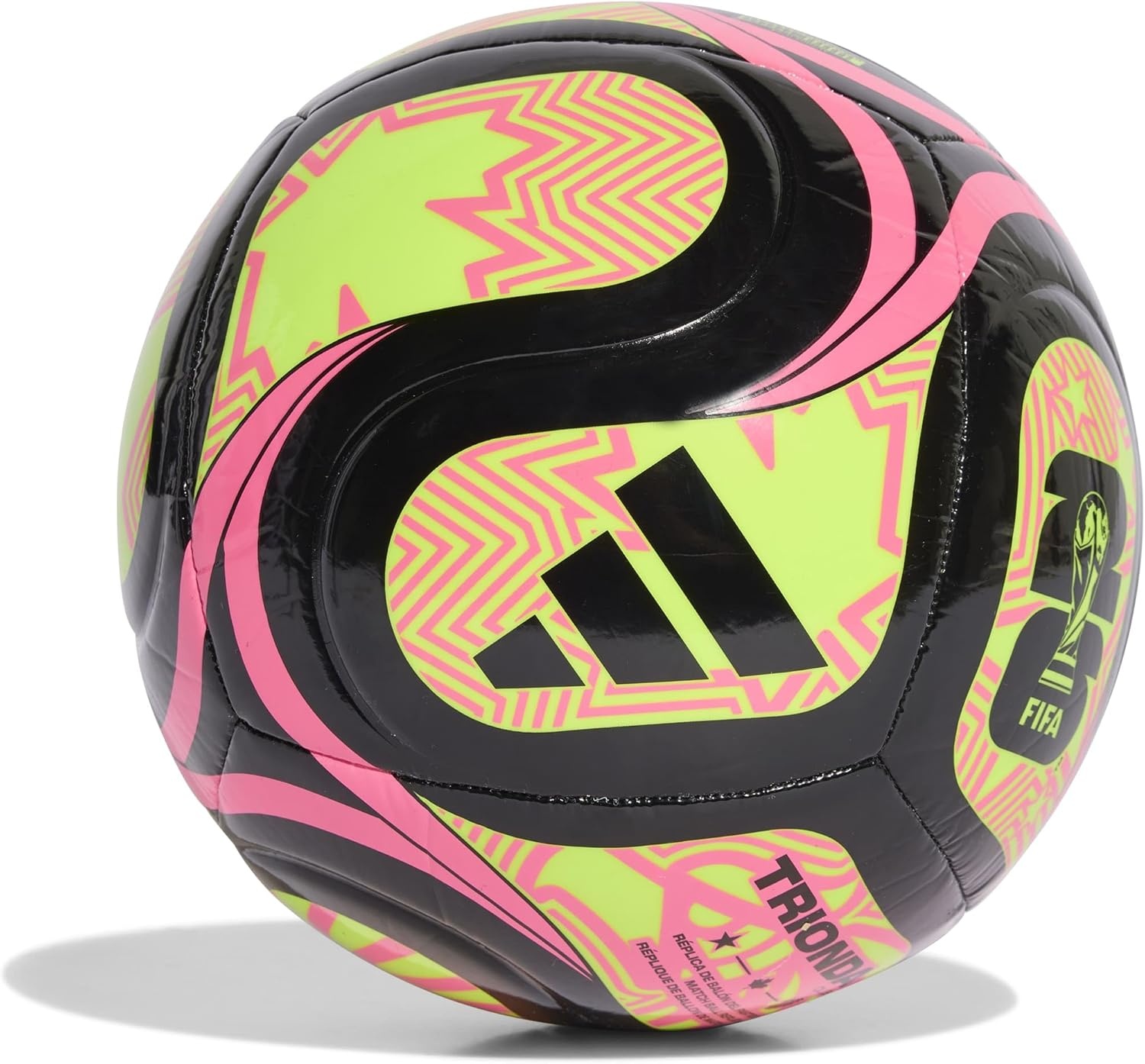 image:imageadidas FIFA World Cup 26 Trionda Host Nation League Soccer BallBlackLucid LemonLucid Pink