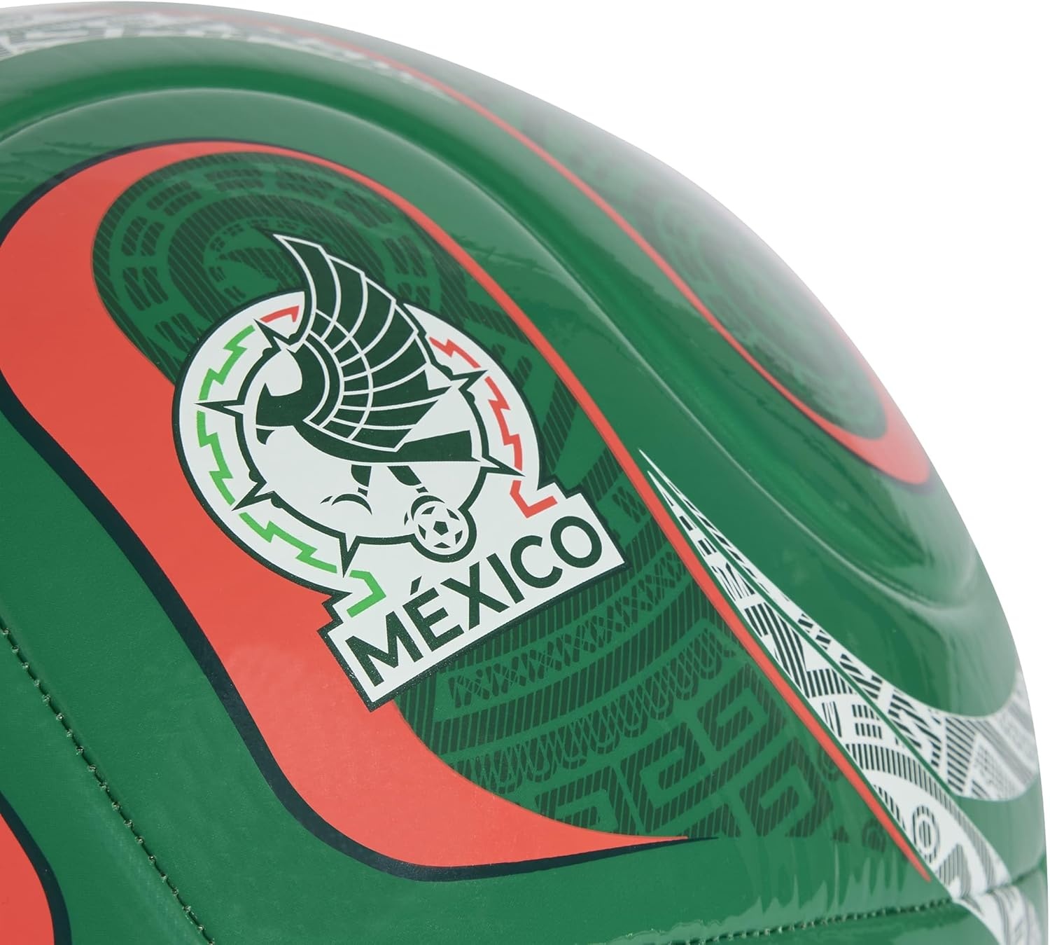 image:imageadidas FIFA World Cup 26 Trionda Host Nation League Soccer BallBold GreenTeam Dark GreenAurora IvyMexico