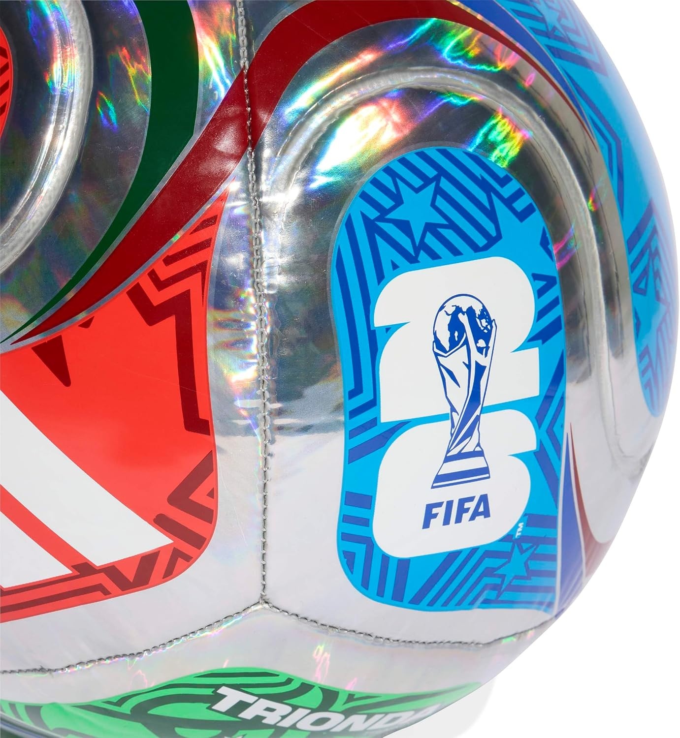 image:imageadidas FIFA World Cup 26 Trionda Host Nation League Soccer BallMulticolorWhiteTeam Royal BlueSolar Blue Foil