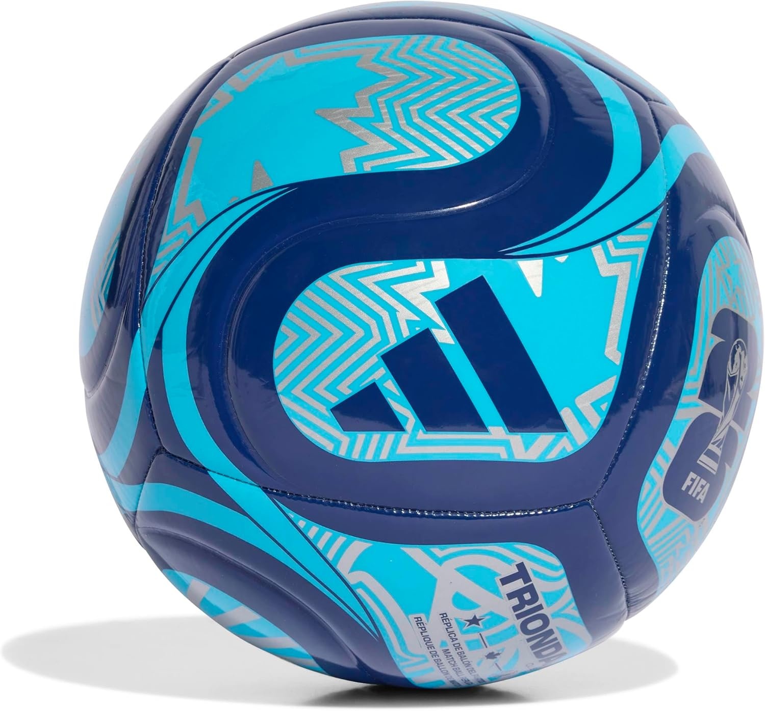 image:imageadidas FIFA World Cup 26 Trionda Host Nation League Soccer BallNight IndigoSemi Pink GlowSilver Metallic