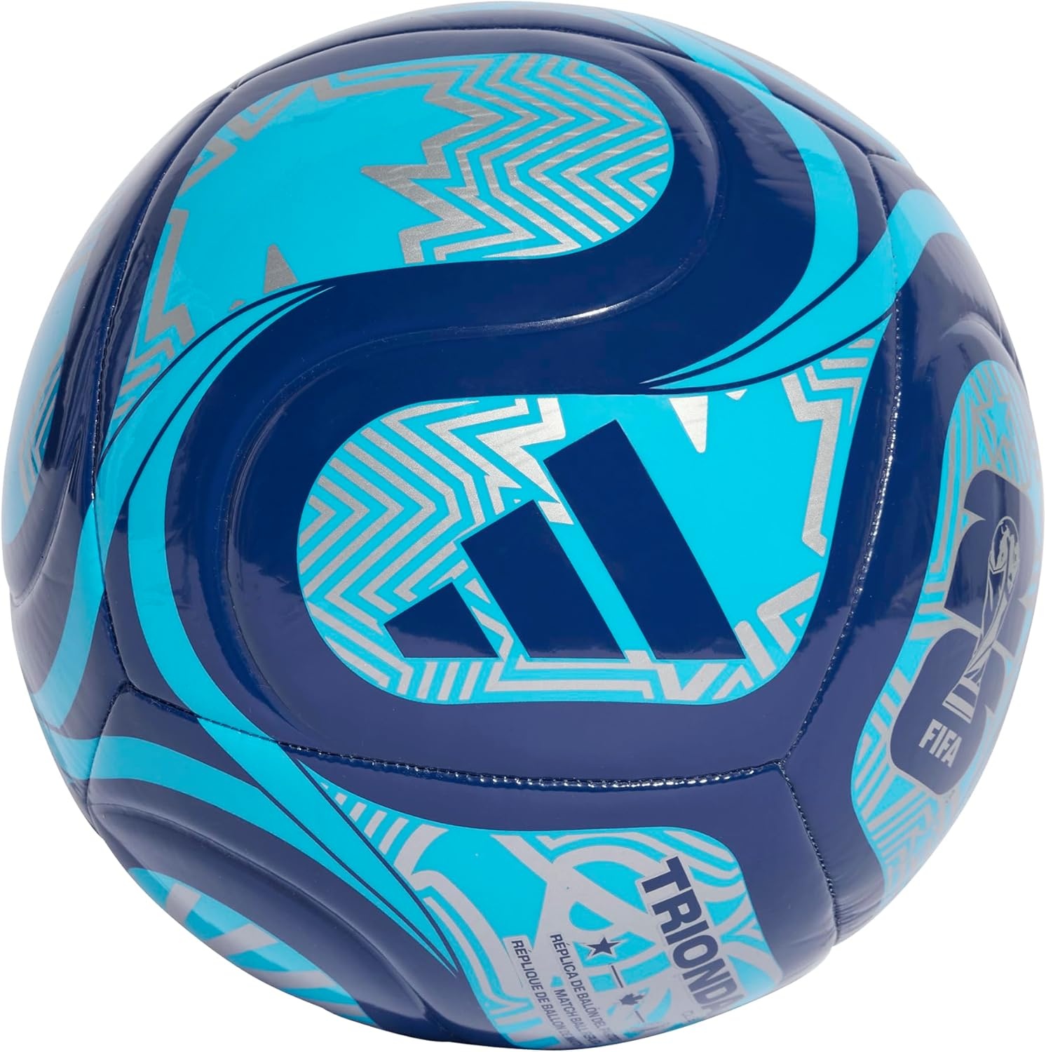 image:imageadidas FIFA World Cup 26 Trionda Host Nation League Soccer BallNight IndigoSemi Pink GlowSilver Metallic