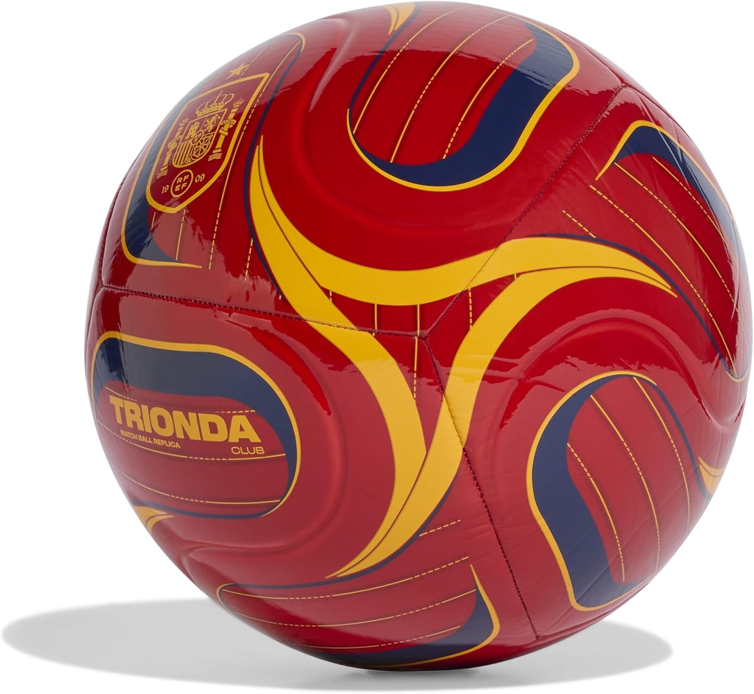 image:imageadidas FIFA World Cup 26 Trionda Host Nation League Soccer BallVivid RedTeam Power RedCrew YellowSpain