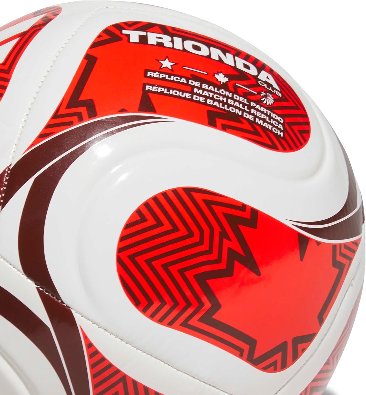 image:imageadidas FIFA World Cup 26 Trionda Host Nation League Soccer BallWhitePower RedRedCanada