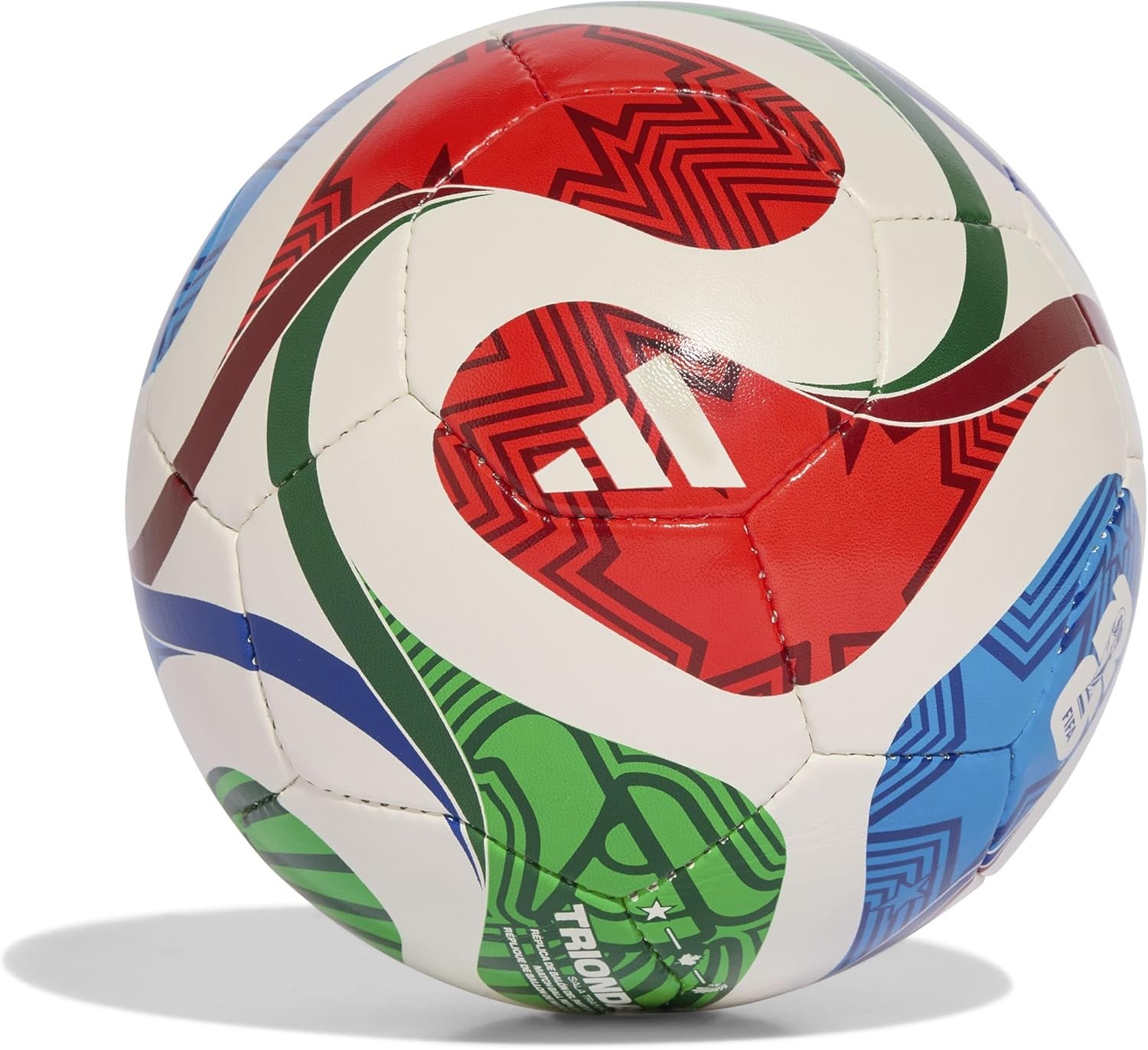 image:imageadidas FIFA World Cup 26 Trionda Host Nation League Soccer BallWhiteTeam Royal BlueSolar BluePower Red Training