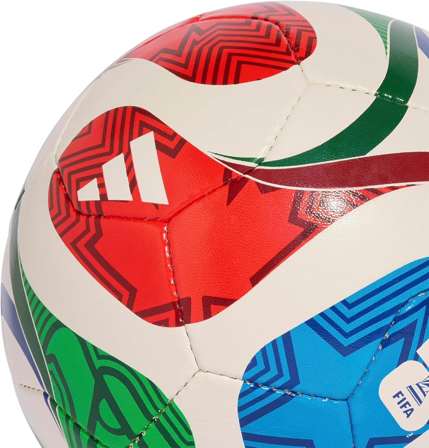 image:imageadidas FIFA World Cup 26 Trionda Host Nation League Soccer BallWhiteTeam Royal BlueSolar BluePower Red Training