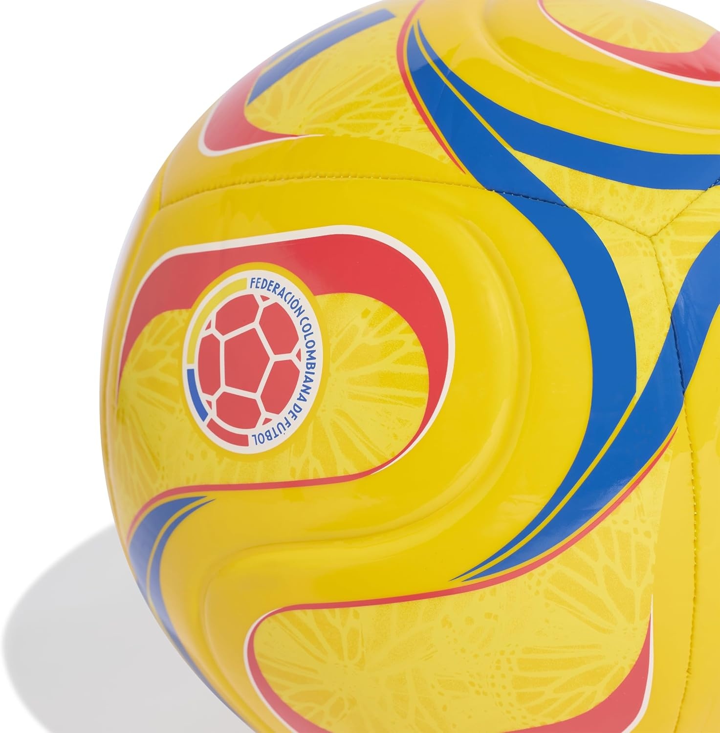 image:imageadidas FIFA World Cup 26 Trionda Host Nation League Soccer BallYellowSemi Lucid RedGlory BlueColombia