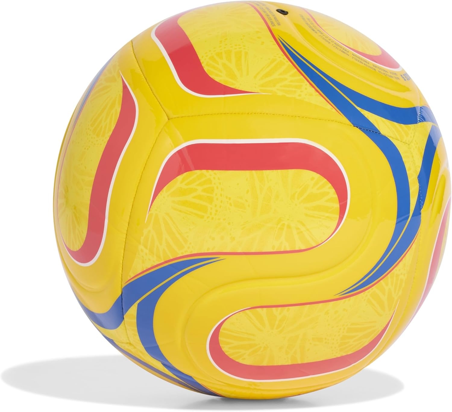 image:imageadidas FIFA World Cup 26 Trionda Host Nation League Soccer BallYellowSemi Lucid RedGlory BlueColombia