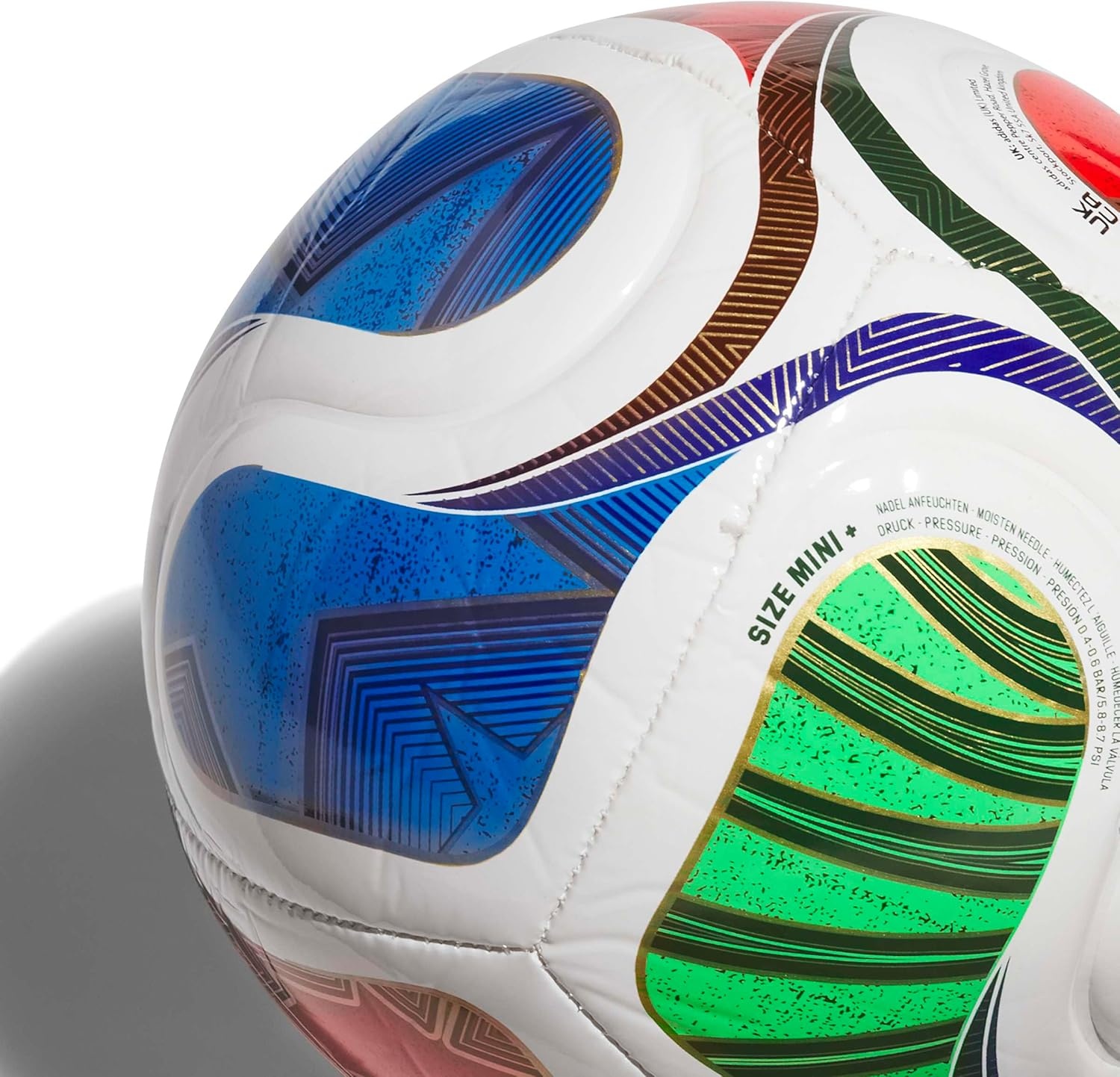 image:imageadidas FIFA World Cup 26 Trionda Mini Soccer BallWhiteTeam Royal BlueSolar BluePower RedPlus