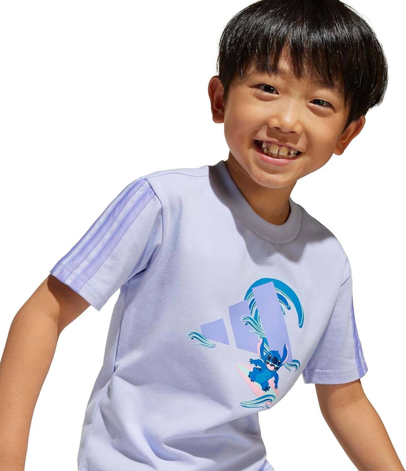 image:imageadidas Kids Disney Lilo and Stitch Tshirt SetViolet ToneLight Purple