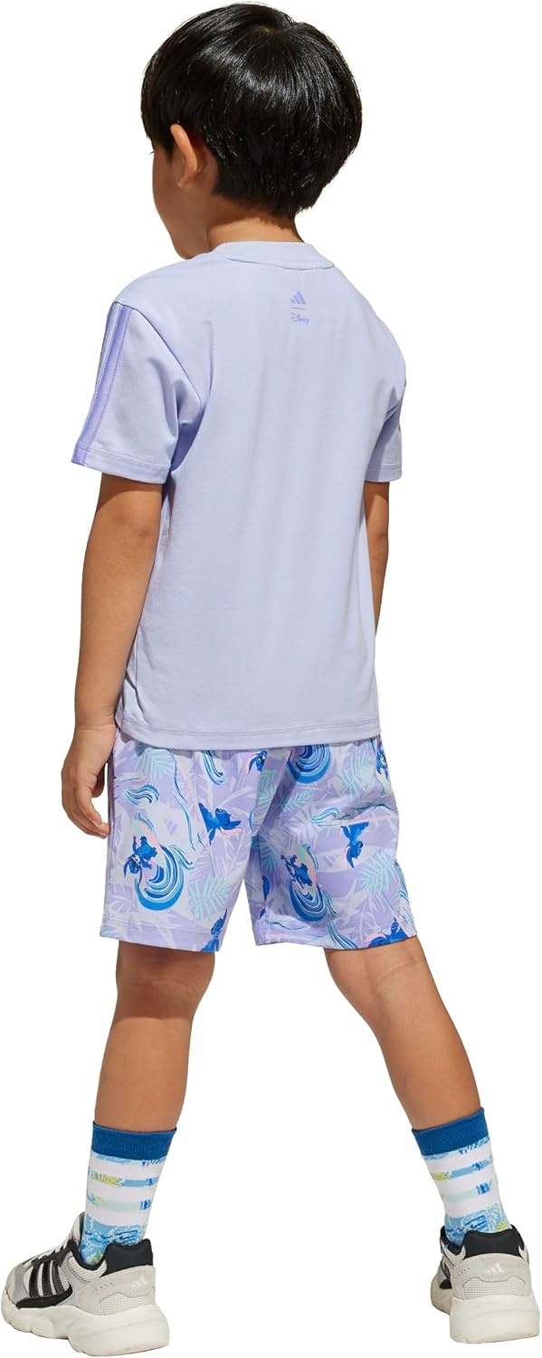 image:imageadidas Kids Disney Lilo and Stitch Tshirt SetViolet ToneLight Purple