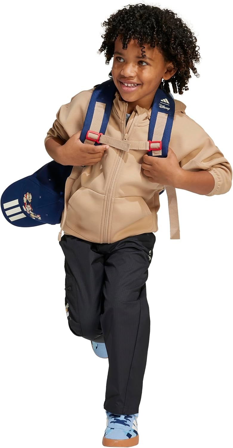 image:imageadidas Kids Disney Mickey Mouse Hooded Track TopWarm SandstoneOff White