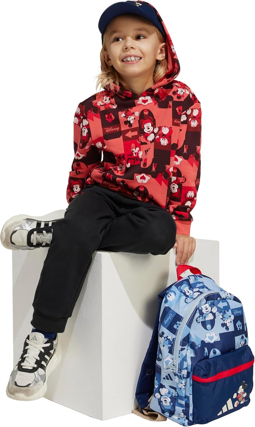 image:imageadidas Kids Disney Mickey Mouse Jogger SetPreloved ScarletMulticolor