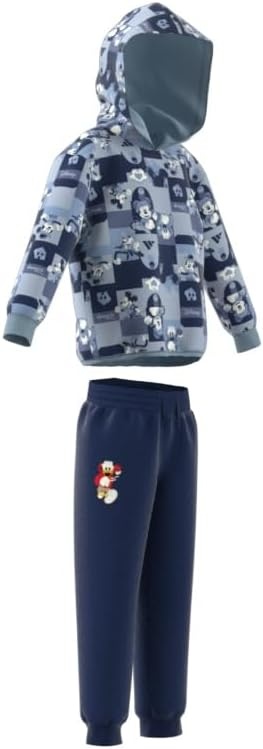 image:imageadidas Kids Disney Mickey Mouse Jogger SetWonder Blue MelangeMulticolor