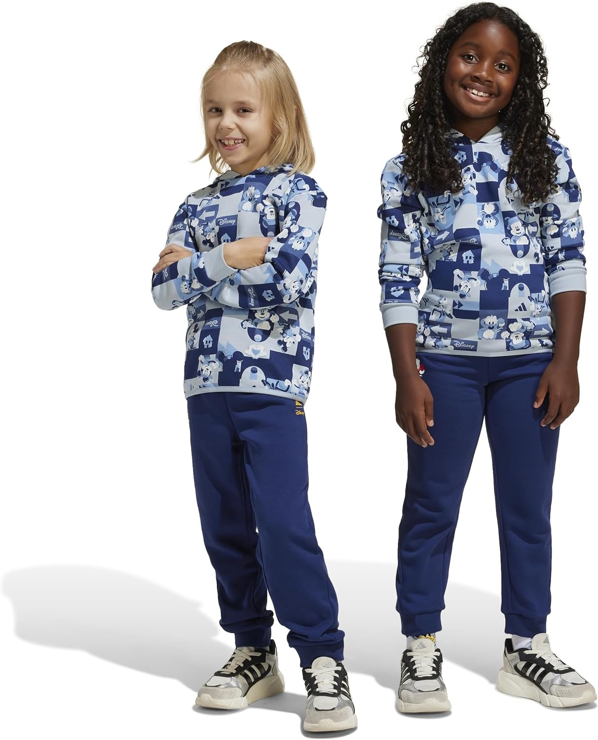 image:imageadidas Kids Disney Mickey Mouse Jogger SetWonder Blue MelangeMulticolor