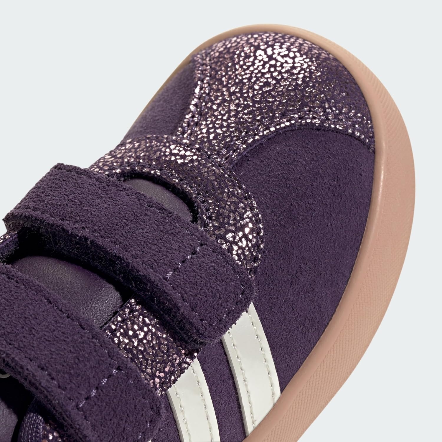 image:imageadidas Kids VL Court 30 SneakersAurora PlumZero MetallicPink Gum
