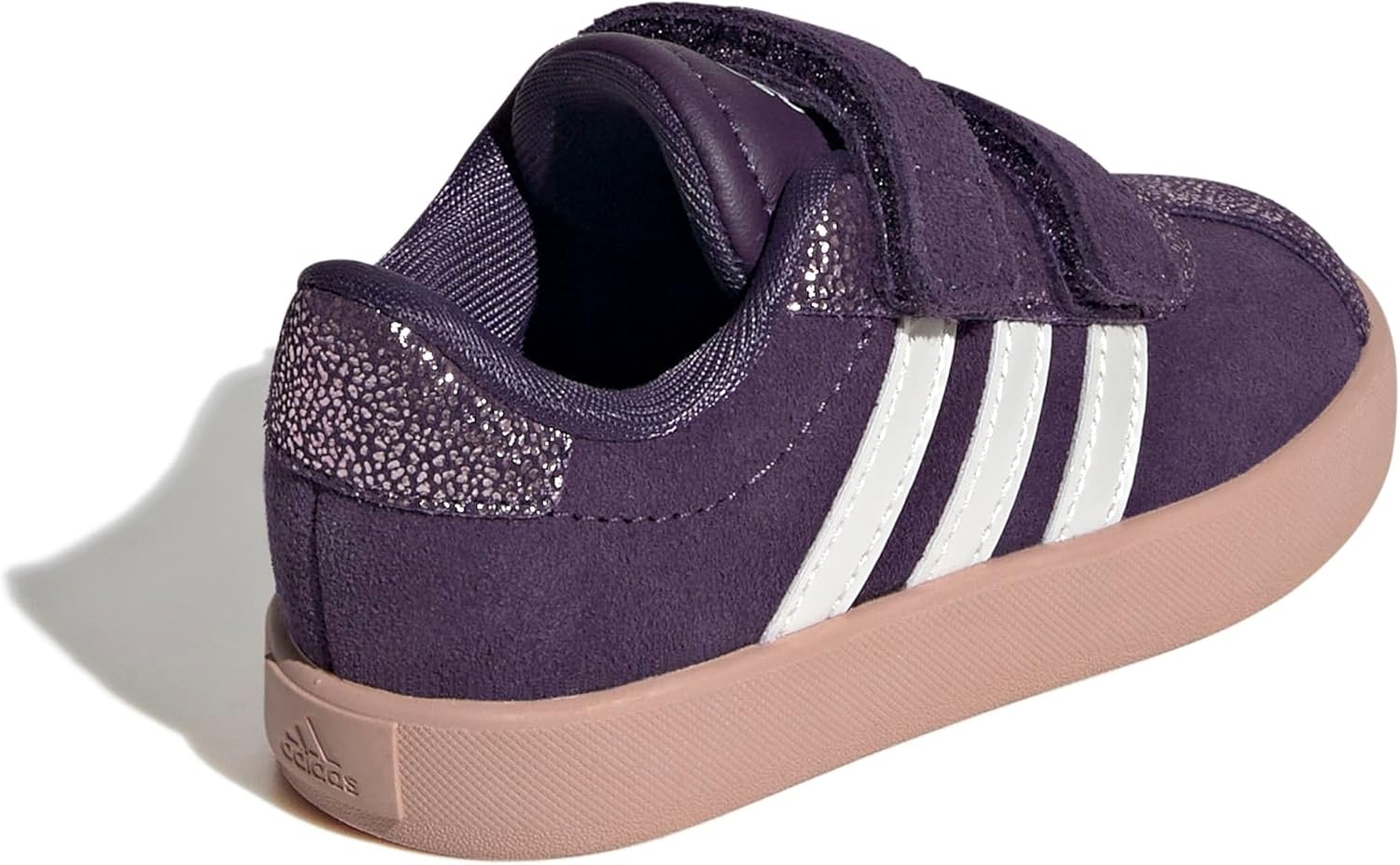 image:imageadidas Kids VL Court 30 SneakersAurora PlumZero MetallicPink Gum