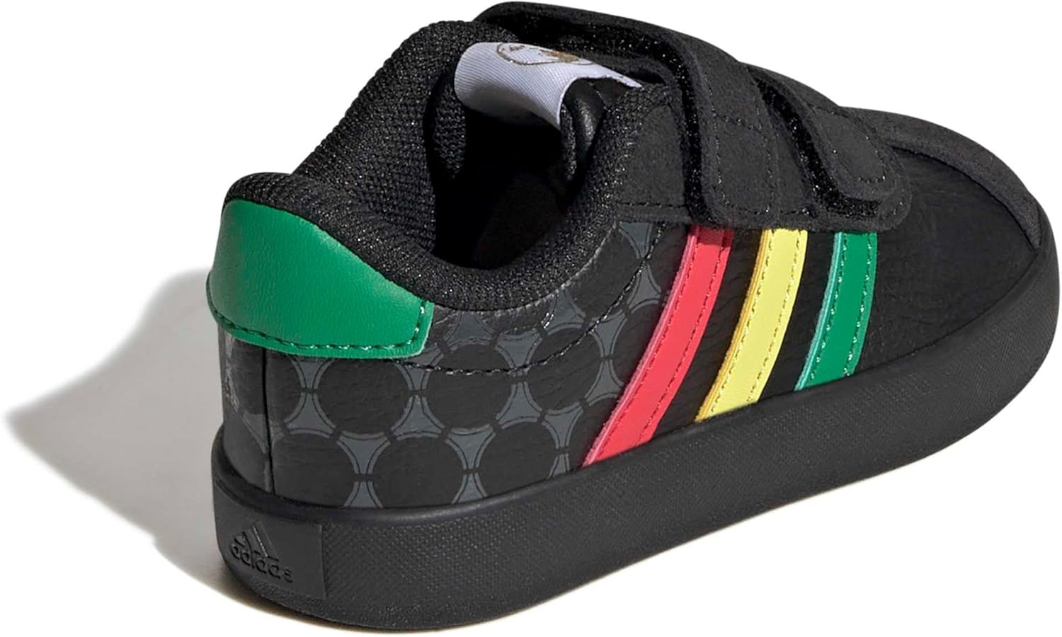 image:imageadidas Kids VL Court 30 SneakersBlackGreenPure Ruby