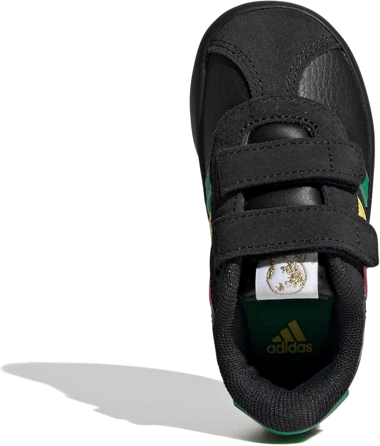 image:imageadidas Kids VL Court 30 SneakersBlackGreenPure Ruby