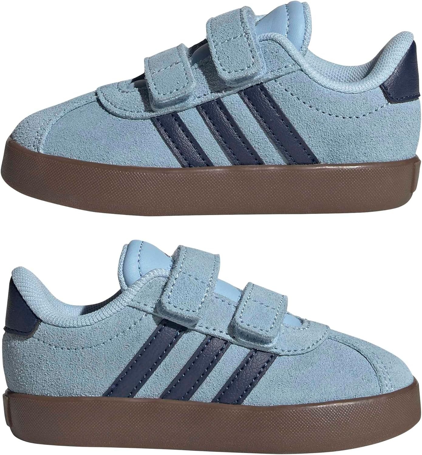image:imageadidas Kids VL Court 30 SneakersClear SkyNight IndigoGum