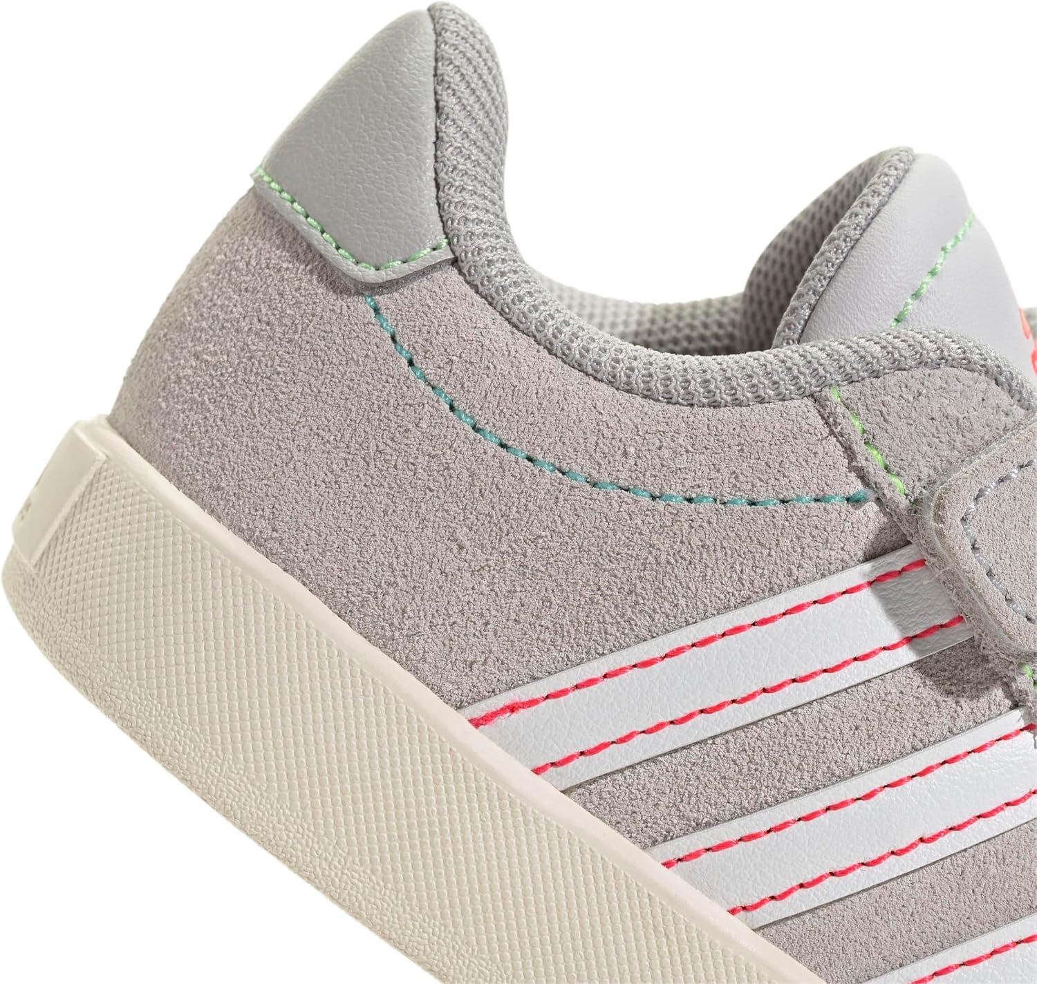 image:imageadidas Kids VL Court 30 SneakersDash GreyWhiteLime Burst