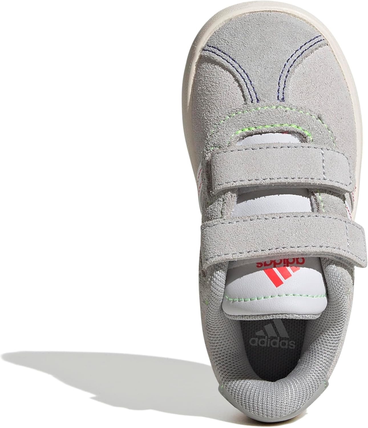 image:imageadidas Kids VL Court 30 SneakersDash GreyWhiteLime Burst