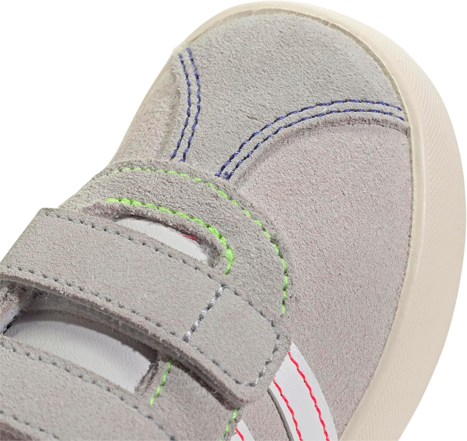 image:imageadidas Kids VL Court 30 SneakersDash GreyWhiteLime Burst