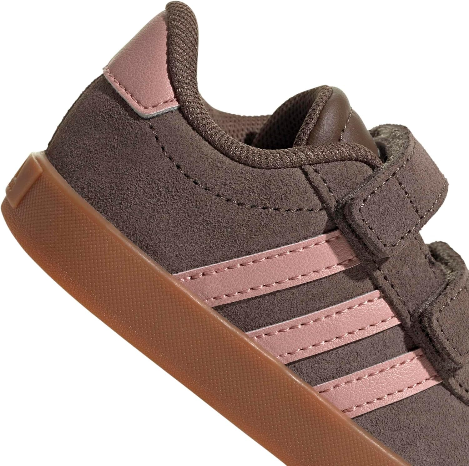 image:imageadidas Kids VL Court 30 SneakersEarth StrataSemi Frozen TurboAmber Gum