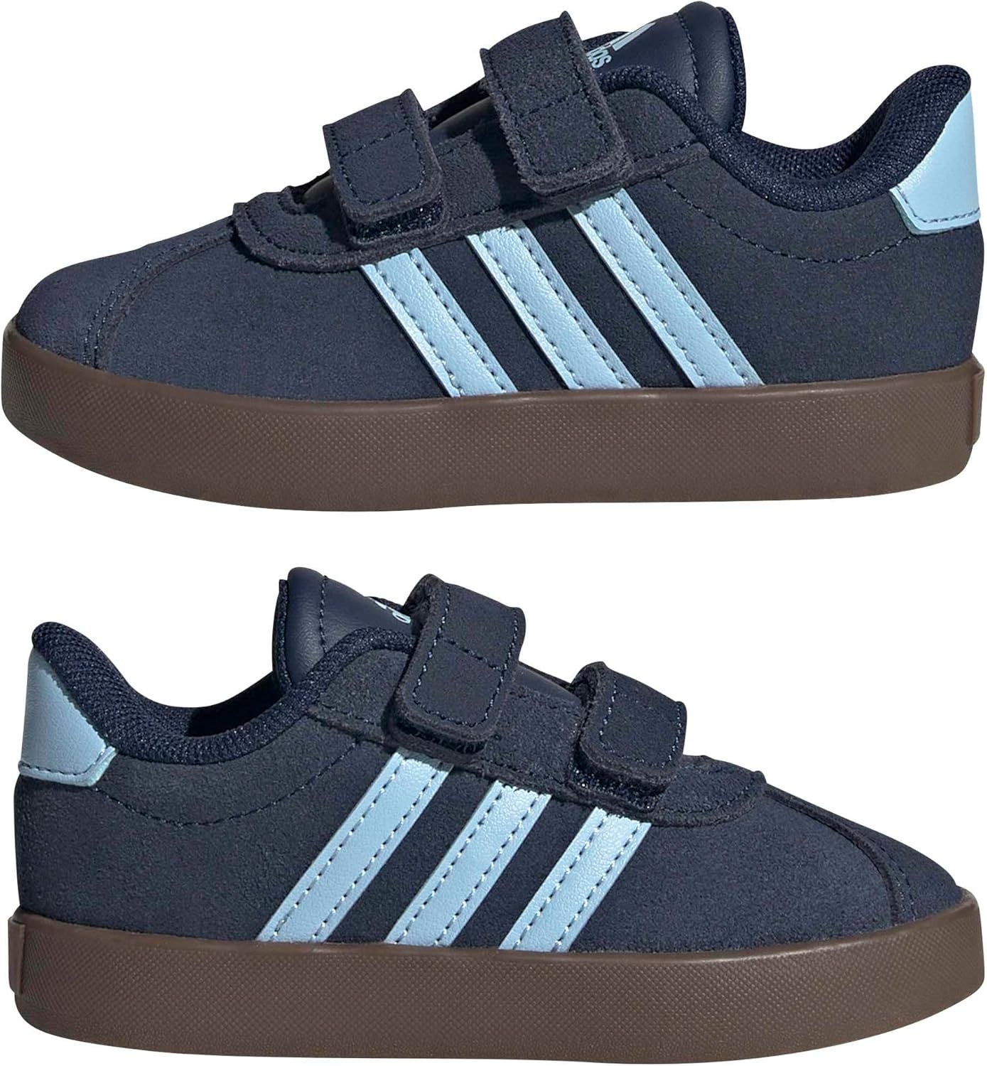 image:imageadidas Kids VL Court 30 SneakersNight IndigoClear SkyGum