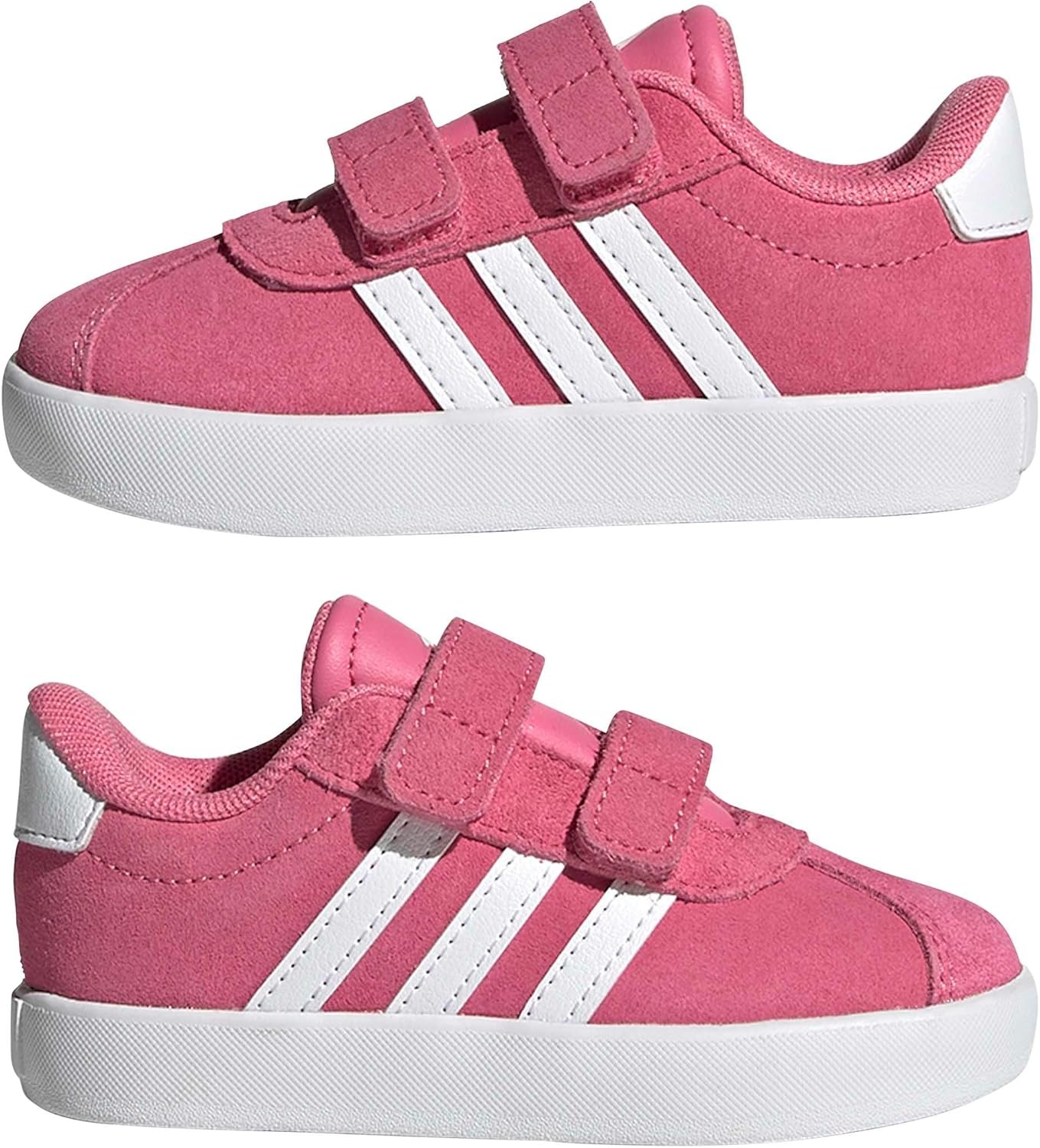image:imageadidas Kids VL Court 30 SneakersPink FusionWhiteGrey