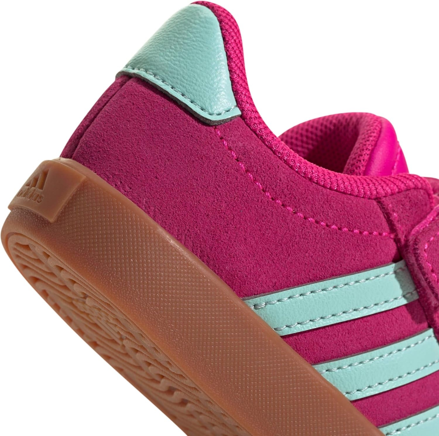 image:imageadidas Kids VL Court 30 SneakersShock PinkSemi Flash AquaLucid Lemon