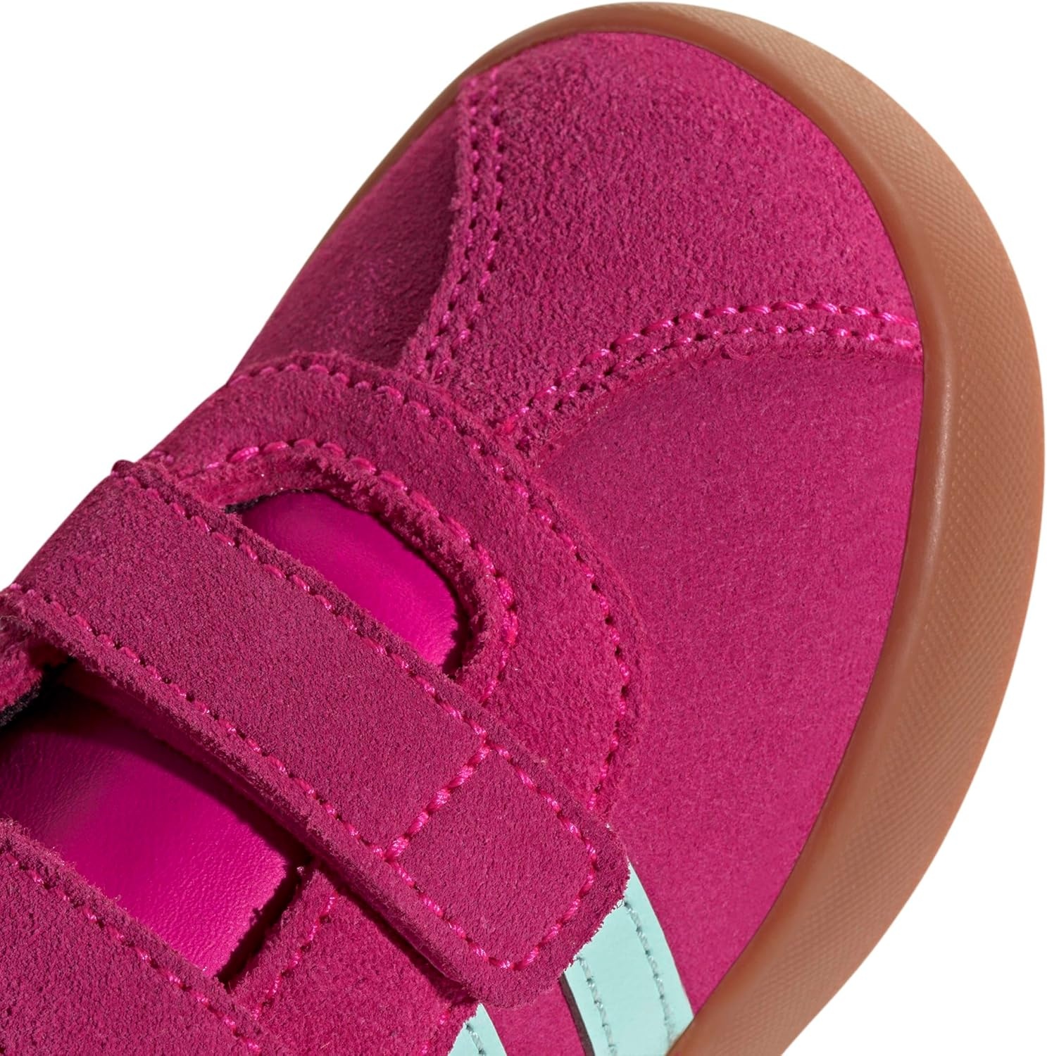 image:imageadidas Kids VL Court 30 SneakersShock PinkSemi Flash AquaLucid Lemon