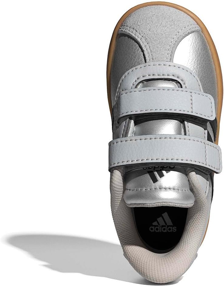 image:imageadidas Kids VL Court 30 SneakersSilver MetallicBlackLgh Solid Grey